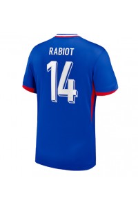 Fotbalové Dres Francie Adrien Rabiot #14 Domácí Oblečení ME 2024 Krátký Rukáv